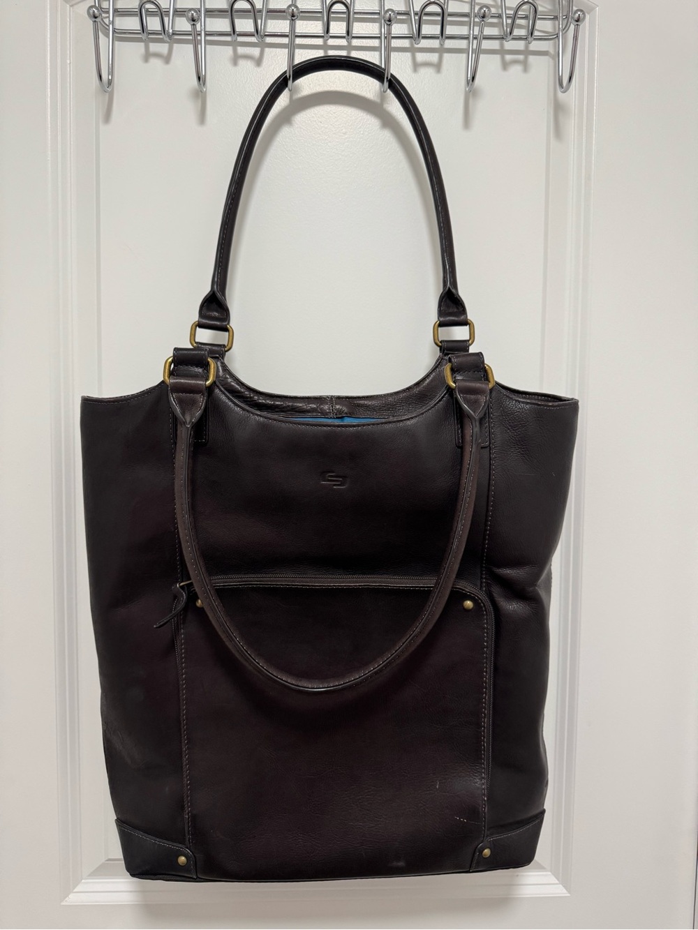 Solo Vestry Leather Bucket Tote